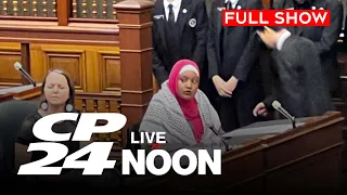 MPP asked to leave Ontario legislature for wearing keffiyeh | CP24 Live at Noon for Apr. 16, 2024