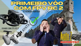 voo DJI AVATA comando RC2