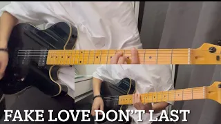 Machine Gun Kelly & iann dior - fake love don’t last (guitar cover ) #mgk #ianndior