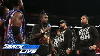 The New Day and The Usos square off in a Rap Battle hosted by Wale: SmackDown LIVE, July 4, 2017