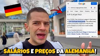 O que dá pra comprar com um salário mínimo da Alemanha!? Fui nas lojas e mostrei o poder de compra!