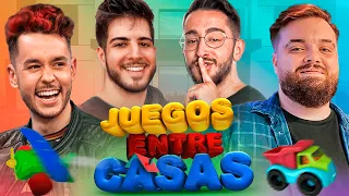 HAGO UNA COMPETICIÓN DE JUEGOS INFANTILES ENTRE CASAS DE YOUTUBERS