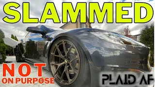 Slammed Plaid | How I Accidentally Lowered My Tesla Model S