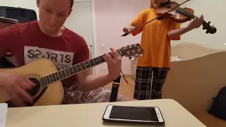 Guns N' Roses Don't cry cover violin Аня и Саша