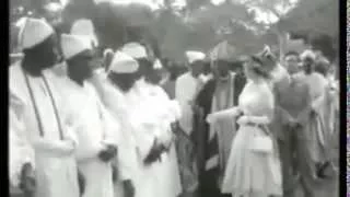 Queen Elizabeth visits Lagos Nigeria 1956