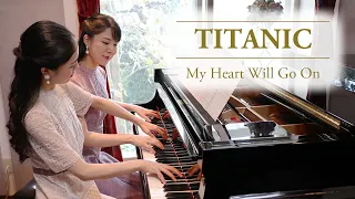 TITANIC | タイタニック | My Heart Will Go On | Piano 4hands | ピアノ 連弾 | Duo OZAWA