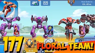 Mech Arena - Gameplay Walkthrough Part 177 - FLORAL TEAM🔥OMG!(iOS,Android)