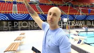 Olympic Pool Photo Shoot (Behind The Scenes) - Simple Plan