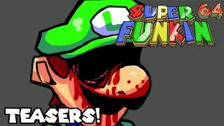 SUPER FUNKIN 64 TEASERS!!! | NOSTALGIA HAS NEVER BEEN SO TERRORIFIC | SUPER MARIO 64 COMES TO FNF!!!