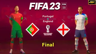 FIFA 23 - PORTUGAL vs. ENGLAND - FIFA World Cup Final - Ronaldo vs. Kane - PS5™ [4K]