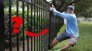 This No-Dig Aluminum Fence Is 10x Stronger Than It Should Be