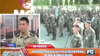 Panayam kay PIO AFP Chief Lt. Col. Ramon Zagala, kaugnay sa kalagayan ng mga Pinoy Peacekeepers