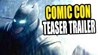 BATMAN v SUPERMAN Comic Con 2014 Teaser Trailer - Review