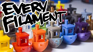 I Tested (Almost) EVERY FILAMENT on Amazon: Every Single Filament Part I