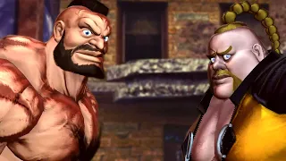 Street Fighter X Tekken (PlayStation 3) Arcade as Zangief & Rufus