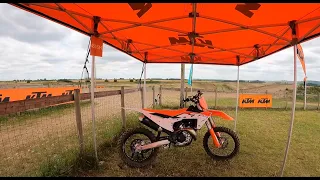 2023 KTM SX-F range - First quick look | KTM SXF 2023 Launch | Fly on the Wall