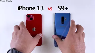 iPhone 13 vs samsung S9+ | SPEED TEST