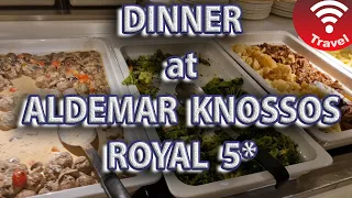 Dinner at Aldemar Knossos Royal Beach Resort, Crete, Greece