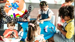 Clay And Art For Kids | Play With Clay Learning Colors And Letters | Kids Videos By Muffin Socks 😍