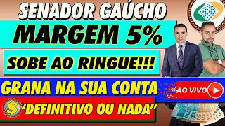 Margem de 5% Senador pode ser o libertador da margem de 5%? | cartão consignado | margem de 5%