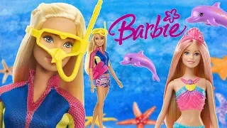 Rodzinka Barbie 💗 Magiczna syrenka i Delfiny z magicznej wyspy 🏝 bajka po polsku
