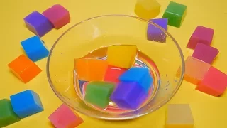 How to Make Jelly Pudding Cube Cutting Jelly Learn Colors DIY Baby Doll Toys | Ding-Dong Toys