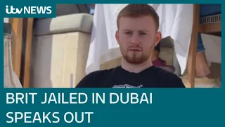 Brit jailed for 25 years in Dubai  speaks of 'shocking' conditions in call to mum | ITV News