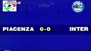 Piacenza-Inter 0:0, 1998/99 - Domenica Sportiva