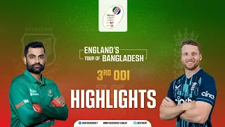 Modhumoti Bank Limited ODI Series: Bangladesh vs England | 3rd ODI | Highlights