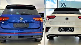 New Volkswagen T-ROC 2023 vs New Volkswagen TIGUAN 2023 - STARTUP Comparison by Supergimm