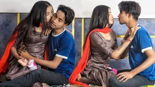 Ladai Ho Gai Aaj Girlfriend Se 🥺 || Gone Romantic Prank || Real Kissing Prank || Yuvi K Prank