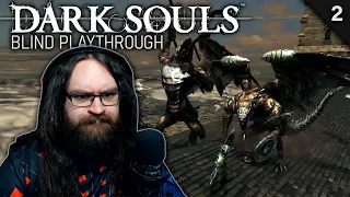 A couple of pesky Gargoyles ;) | Let's Play Dark Souls - Ep. 2 [Blind Playthrough]