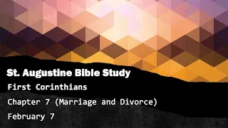 St. Augustine Bible Study (2/7/24)