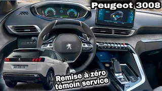 mise à jour le compteur vidange - Peugeot 3008 - how do you reset oil light warning