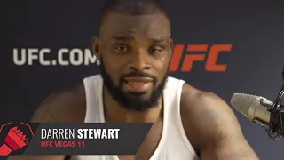 Darren Stewart UFC Vegas 11 pre-fight interview