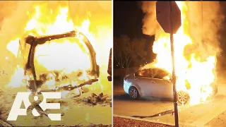 Live Rescue: Biggest CAR FIRES | A&E