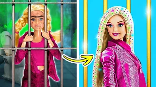 Barbie rica vs. pobre en la cárcel | Vida y situaciones divertidas en la cárcel por La La Amigos