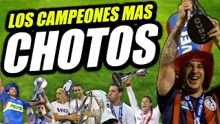 🖩 Cuáles fueron los PEORES CAMPEONES del fútbol argentino que igual pueden hablar porque ganaron