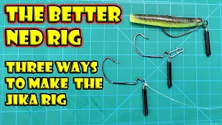 Three Ways to make the Jika Rig (Bass Fishing Hacks)