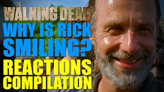 The Walking Dead Season 7 | Why Is Rick Smiling? Reactions Compilation