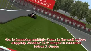 Alonso Barcellona Crash