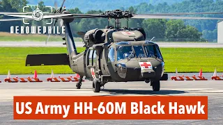 United States Army Sikorsky HH-60M Black Hawk Medevac Helicopter Arrival & Departure at KTRI 11Jul23