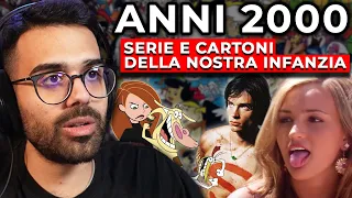 Viaggio negli ANNI 2000: le SERIE e i CARTONI della nostra INFANZIA | Dario Moccia Reaction