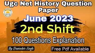 Net history question paper 2023 | Ugc Net history paper 2 | Ugc Net history | Ugc Net 2023