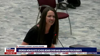 Mom GOES OFF On Mask Mandates For Students At Georgia School Board Meeting | NewsNOW from FOX