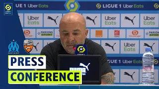 Press Conference OLYMPIQUE DE MARSEILLE - FC LORIENT (4-1) / Week 10 - Ligue 1 Uber Eats / 2021-2022