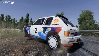 WRC 10 Peugeot 205 T16 Evo 1 / Rallye D Allemagne