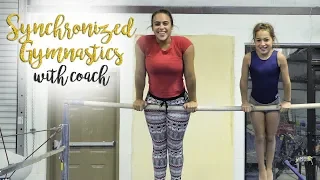 Synchronized Gymnastics With My Coach| Leah SGG