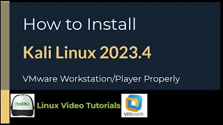 How to Install Kali Linux 2023.4 on VMware Workstation/Player