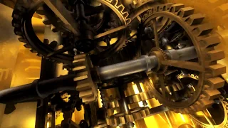 4D intro Golden Clockwork Animation